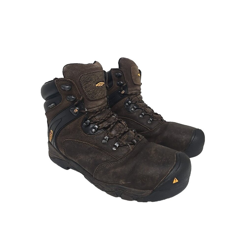 Men's KEEN Utility 1015401 Louisville 6" Steel Toe Waterproof Work Boot 13EE